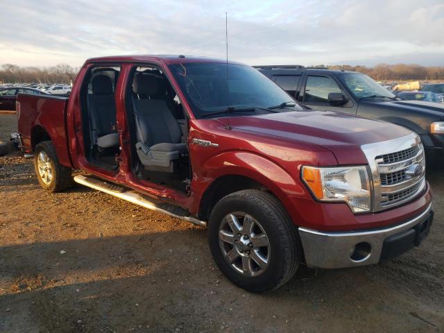 1FTFW1CF8DFD30860 - 2013 FORD F150 SUPERCREW RED photo 4