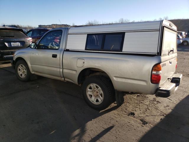 5TENL42NX1Z768874 - 2001 TOYOTA TACOMA SILVER photo 2