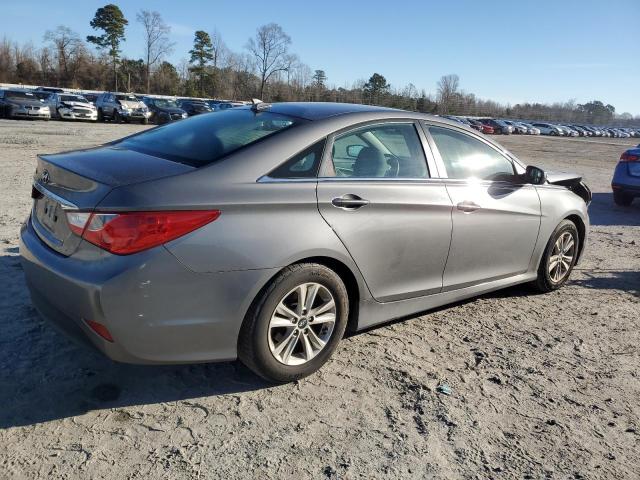 5NPEB4ACXEH814702 - 2014 HYUNDAI SONATA GLS GRAY photo 3