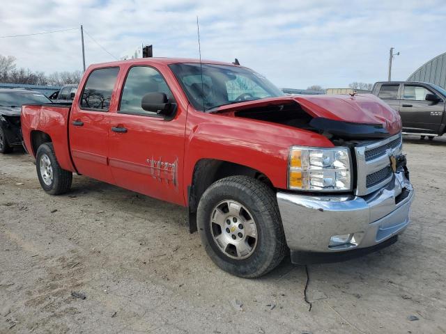 3GCPCSE03CG243537 - 2012 CHEVROLET SILVERADO C1500 LT RED photo 4