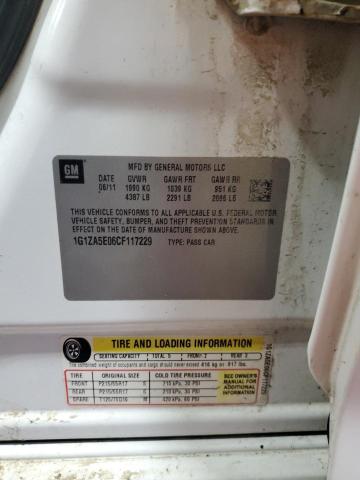 1G1ZA5E06CF117229 - 2012 CHEVROLET MALIBU LS 白色 照片 13