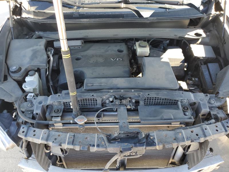 5N1AL0MM3EC505427 - 2014 INFINITI QX60 BLACK photo 12