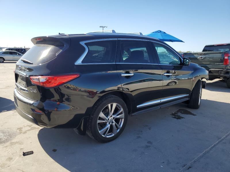 5N1AL0MM3EC505427 - 2014 INFINITI QX60 BLACK photo 3