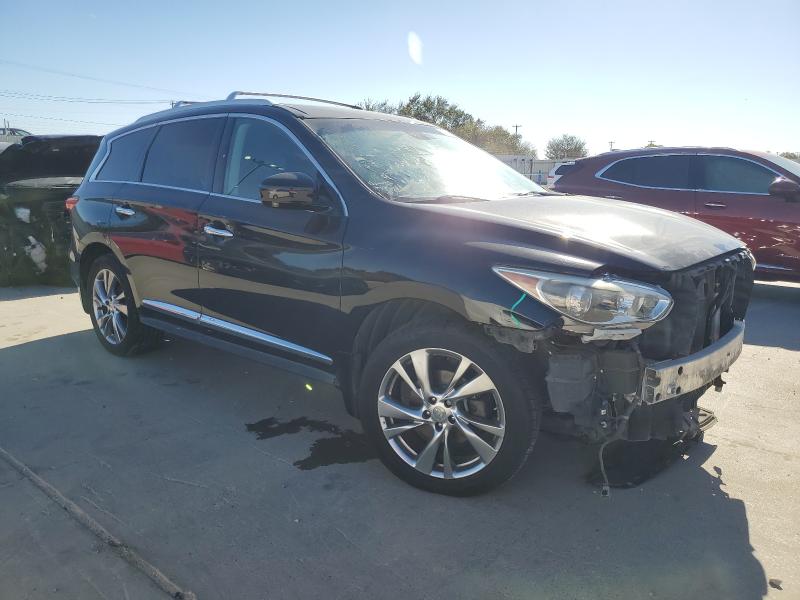 5N1AL0MM3EC505427 - 2014 INFINITI QX60 BLACK photo 4