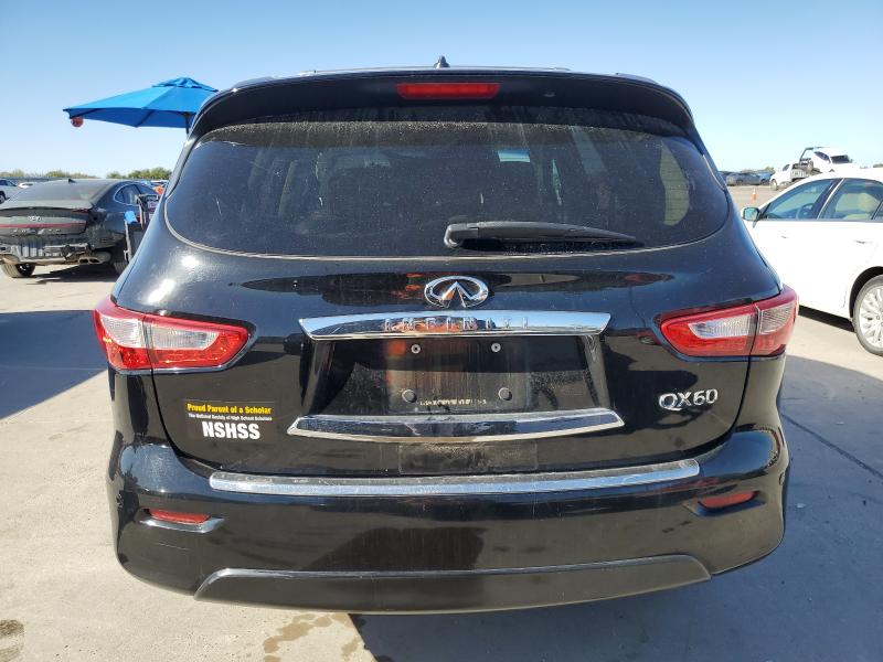 5N1AL0MM3EC505427 - 2014 INFINITI QX60 BLACK photo 6