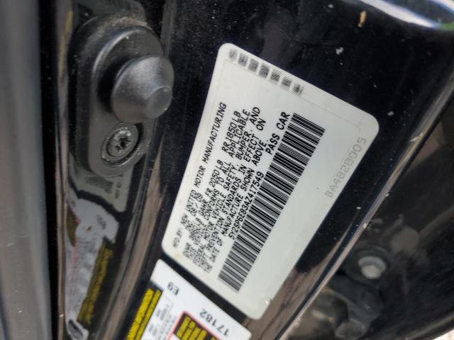 5Y2SP6E83AZ417549 - 2010 PONTIAC VIBE 黑色 照片 12