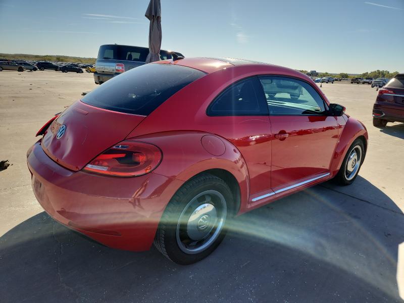 3VWJX7AT7DM606235 - 2013 VOLKSWAGEN BEETLE წითელი ფოტო 3