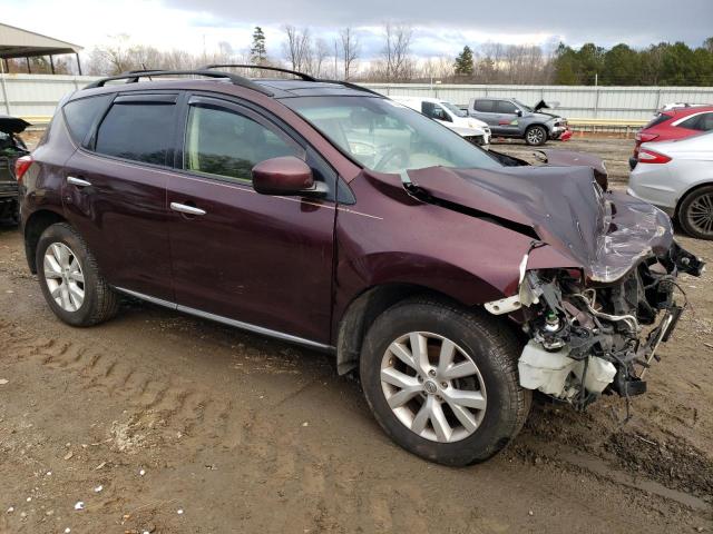 JN8AZ1MWXDW314406 - 2013 NISSAN MURANO S MAROON photo 4