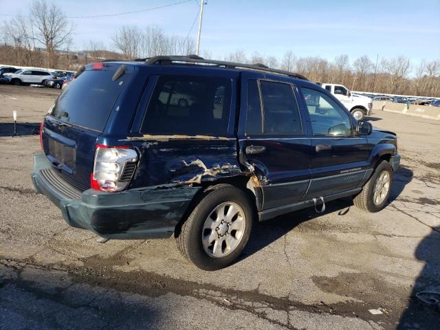 1J4GW48S51C656750 - 2001 JEEP GRAND CHER LAREDO BLUE photo 3