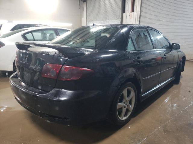 1YVHP80D755M24683 - 2005 MAZDA 6 S BLACK photo 3