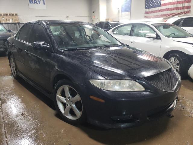 1YVHP80D755M24683 - 2005 MAZDA 6 S BLACK photo 4