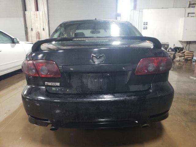 1YVHP80D755M24683 - 2005 MAZDA 6 S BLACK photo 6