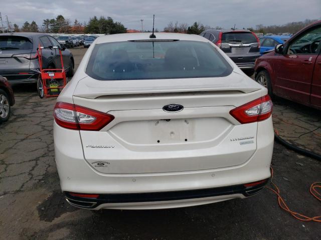 3FA6P0K95ER172829 - 2014 FORD FUSION TITANIUM WHITE photo 6