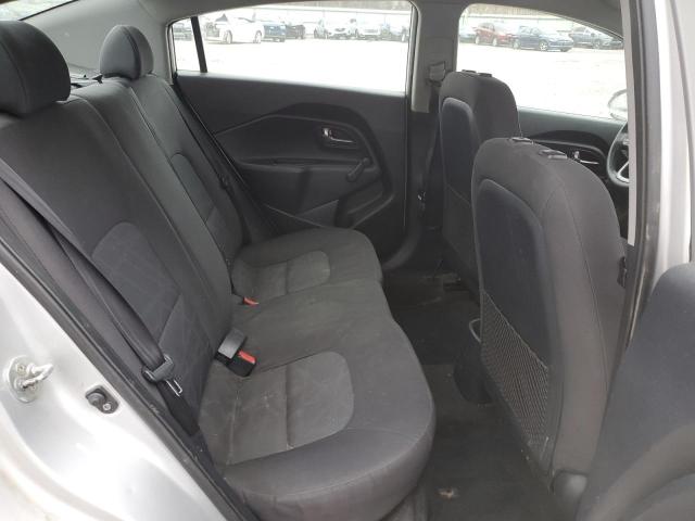 KNADM4A33F6443526 - 2015 KIA RIO LX SILVER photo 10