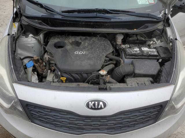 KNADM4A33F6443526 - 2015 KIA RIO LX SILVER photo 11