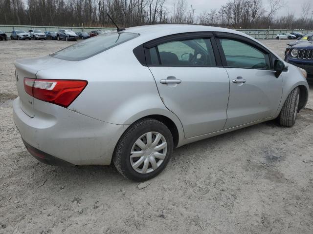 KNADM4A33F6443526 - 2015 KIA RIO LX SILVER photo 3