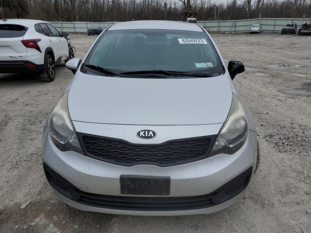 KNADM4A33F6443526 - 2015 KIA RIO LX SILVER photo 5