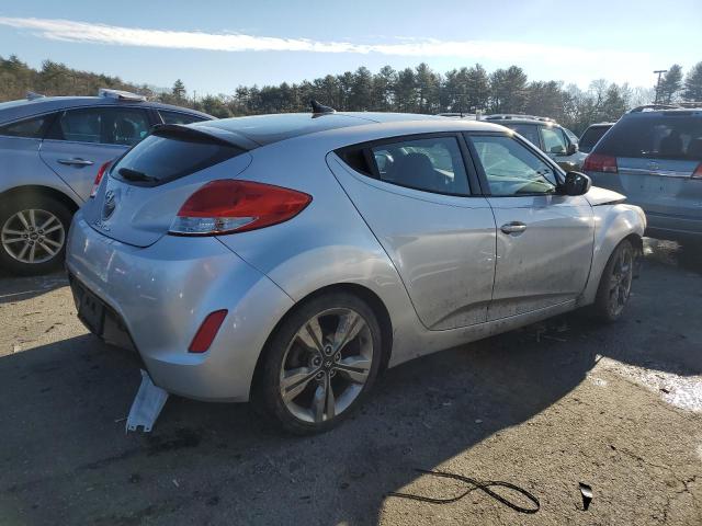 KMHTC6AD8GU266504 - 2016 HYUNDAI VELOSTER SILVER photo 3