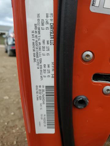 2B3LJ74W49H524408 - 2009 DODGE CHALLENGER SRT-8 橙色 照片 13