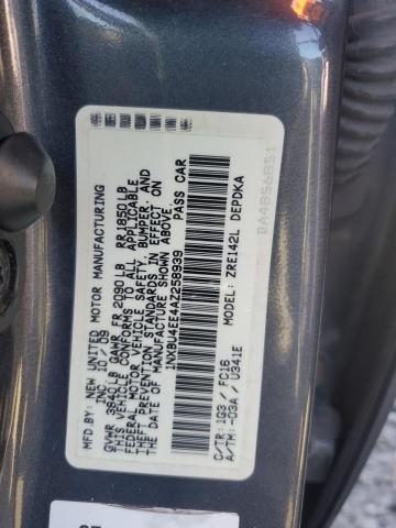 1NXBU4EE4AZ258939 - 2010 TOYOTA COROLLA BASE 灰色 照片 12