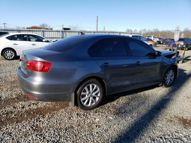 3VWDZ7AJ4BM333614 - 2011 VOLKSWAGEN JETTA SE GRAY photo 3