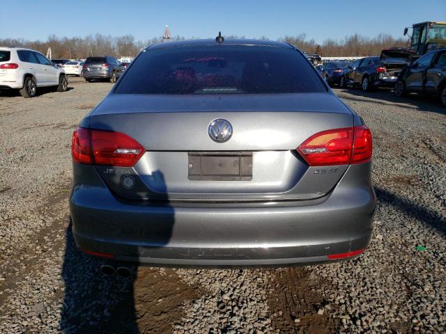 3VWDZ7AJ4BM333614 - 2011 VOLKSWAGEN JETTA SE GRAY photo 6