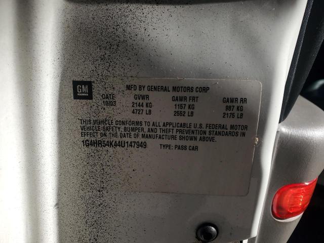 1G4HR54K44U147949 - 2004 BUICK LESABRE LIMITED 棕色 照片 12