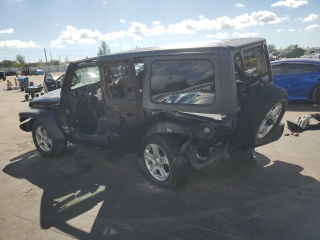 1C4HJXDN5MW645468 - 2021 JEEP WRANGLER U SPORT Чорний фото 2