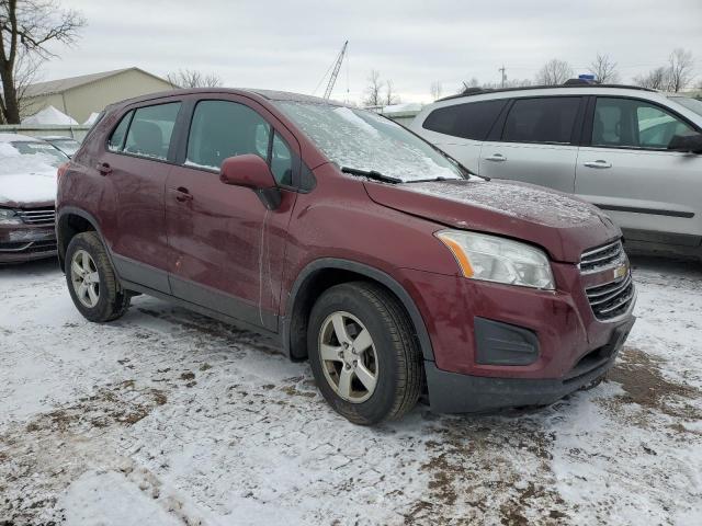 3GNCJNSB3GL171187 - 2016 CHEVROLET TRAX LS MAROON photo 4