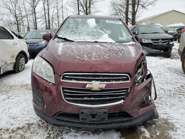 3GNCJNSB3GL171187 - 2016 CHEVROLET TRAX LS MAROON photo 5