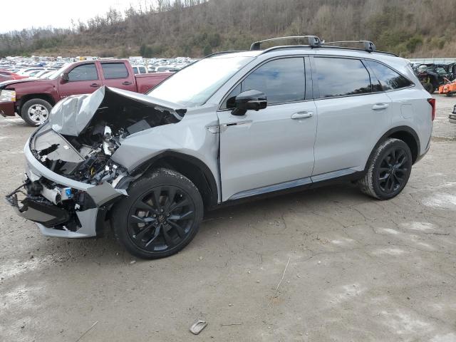 5XYRKDLF7PG204405 - 2023 KIA SORENTO SX GRAY photo 1