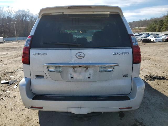 JTJBT20X380155871 - 2008 LEXUS GX 470 WHITE photo 6