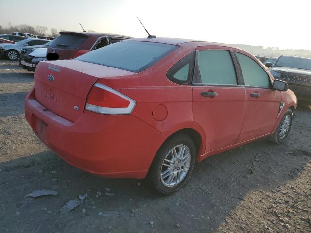 1FAHP35N58W140824 - 2008 FORD FOCUS SE RED photo 3