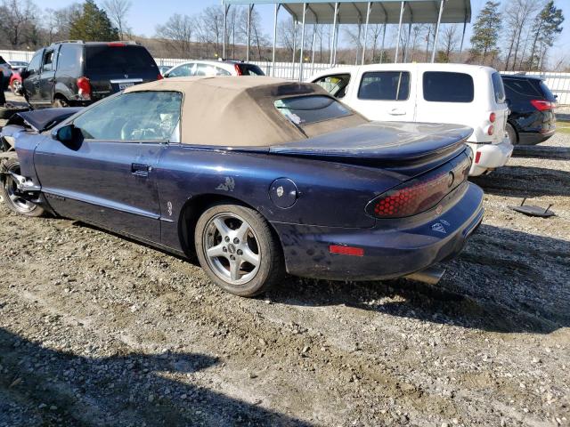 2G2FS32K322164398 - 2002 PONTIAC FIREBIRD BLUE photo 2