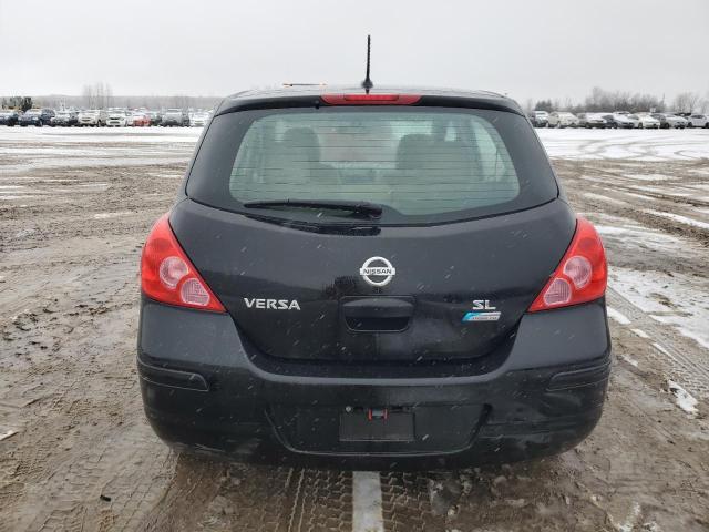 3N1BC1CP4CK809516 - 2012 NISSAN VERSA S BLACK photo 6