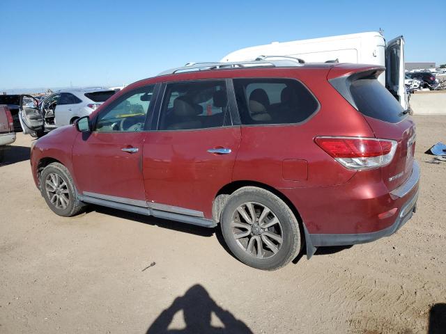 5N1AR2MM9DC686588 - 2013 NISSAN PATHFINDER S RED photo 2