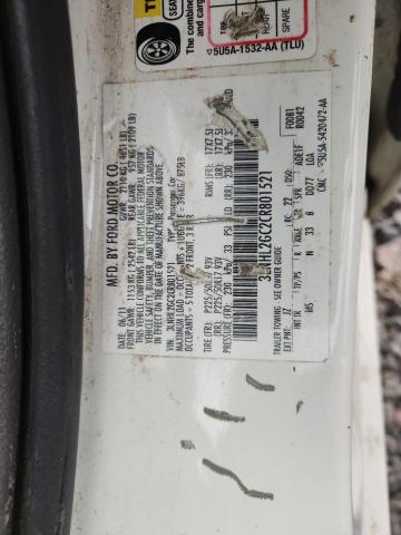 3LNHL2GC2CR801521 - 2012 LINCOLN MKZ 白色 照片 12