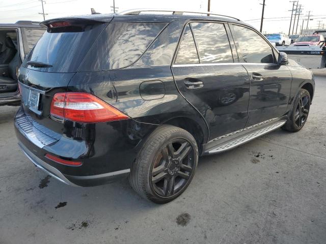4JGDA5HBXFA460458 - 2015 MERCEDES-BENZ ML 350 4MATIC BLACK photo 3