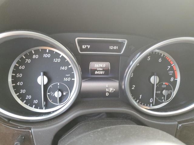 4JGDA5HBXFA460458 - 2015 MERCEDES-BENZ ML 350 4MATIC BLACK photo 9