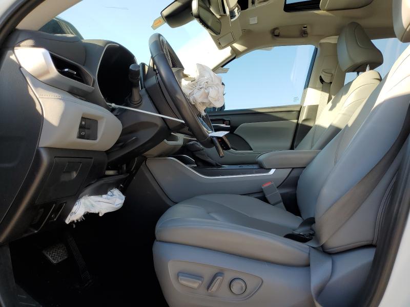 5TDGZRAH6MS518193 - 2021 TOYOTA HIGHLANDER XLE Blanc photo 7