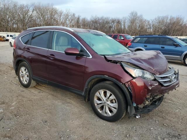 5J6RM3H70DL014400 - 2013 HONDA CR-V EXL BURGUNDY photo 4