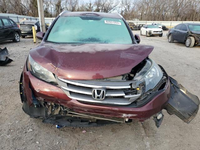 5J6RM3H70DL014400 - 2013 HONDA CR-V EXL BURGUNDY photo 5