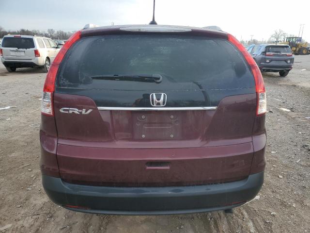 5J6RM3H70DL014400 - 2013 HONDA CR-V EXL BURGUNDY photo 6