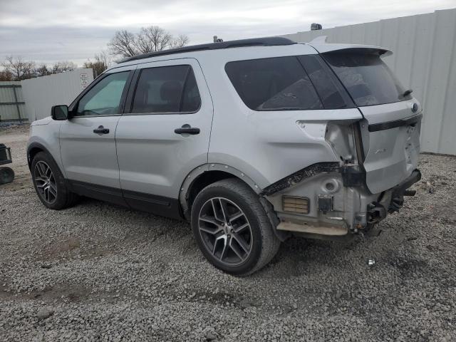 1FM5K8GT7GGA34626 - 2016 FORD EXPLORER SPORT SILVER photo 2