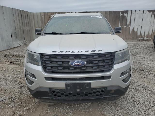 1FM5K8GT7GGA34626 - 2016 FORD EXPLORER SPORT SILVER photo 5