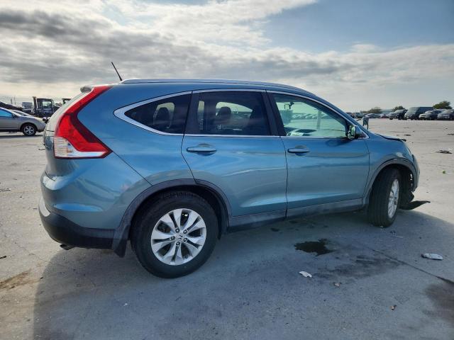 5J6RM3H73DL011376 - 2013 HONDA CR-V EXL BLUE photo 3
