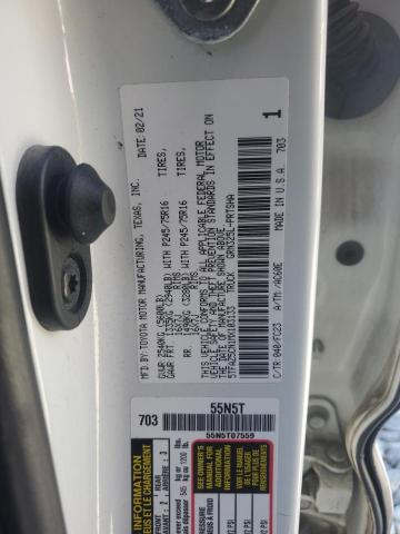 5TFAZ5CN1MX103133 - 2021 TOYOTA TACOMA DOUBLE CAB WHITE photo 12