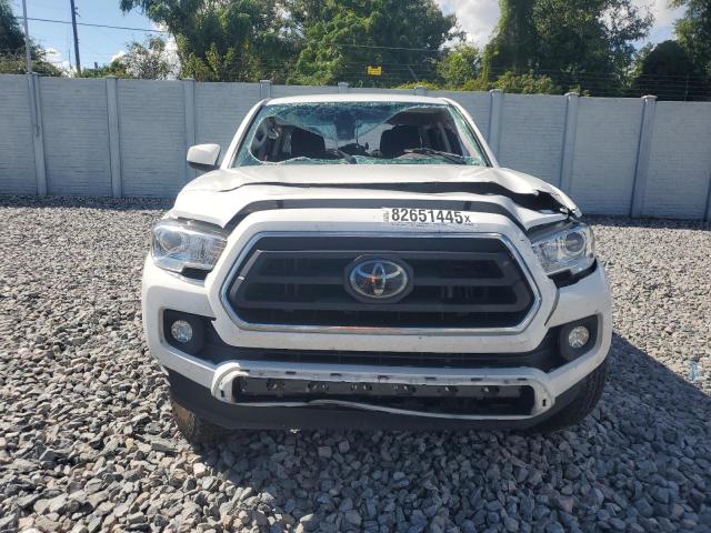 5TFAZ5CN1MX103133 - 2021 TOYOTA TACOMA DOUBLE CAB WHITE photo 5