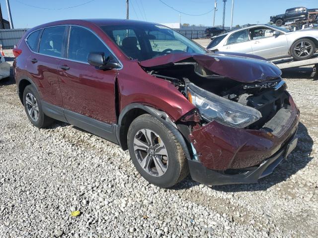 2HKRW6H38JH215072 - 2018 HONDA CR-V LX BURGUNDY photo 4