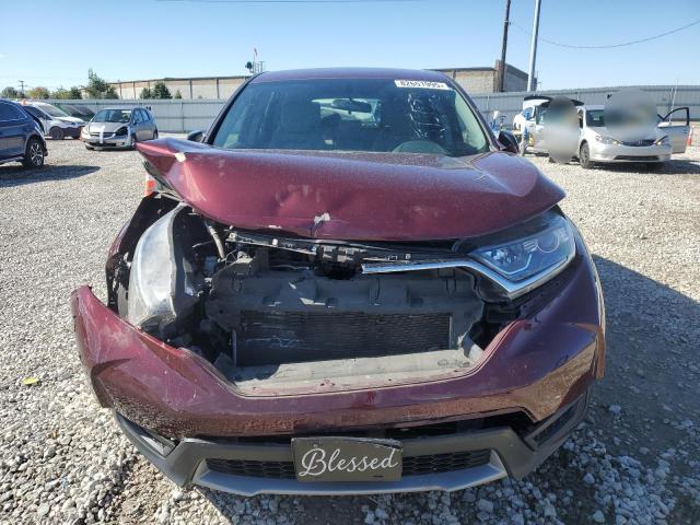 2HKRW6H38JH215072 - 2018 HONDA CR-V LX BURGUNDY photo 5